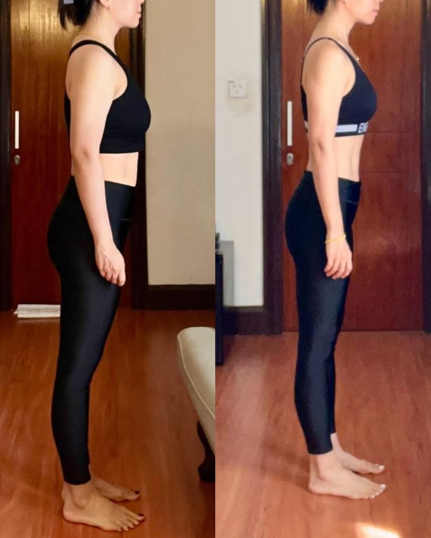 Jennifer, before and after
